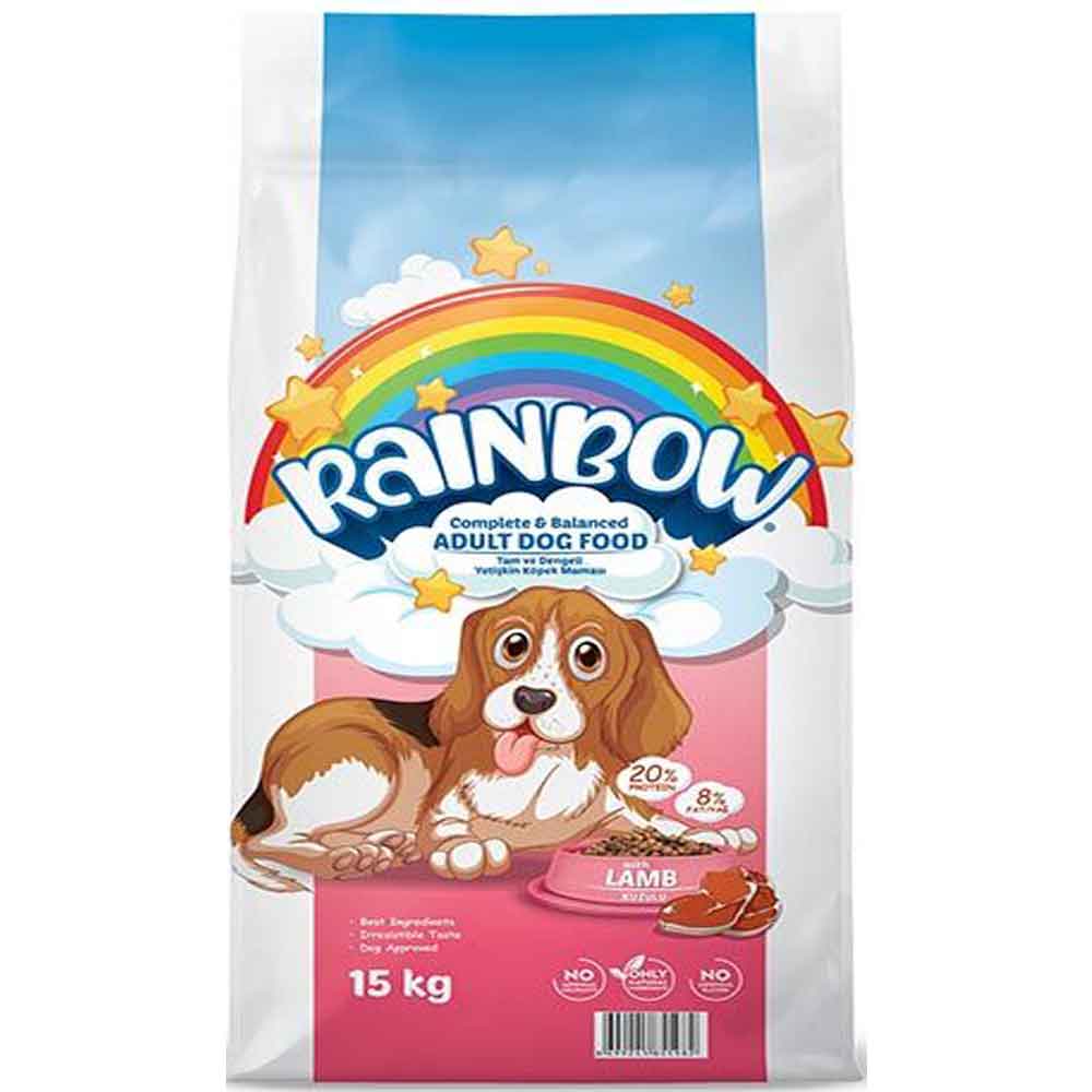 Rainbow Köpek Maması Kuzu Etli 15 Kg